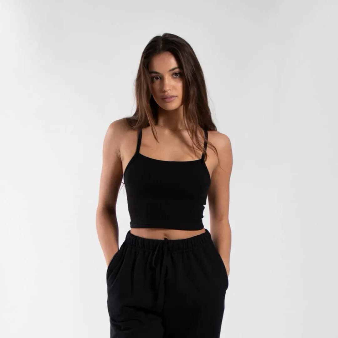 Ladies Cropped Tank